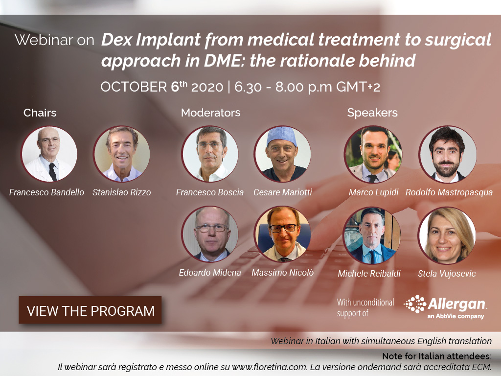 Dex Implant from medical treatment to surgical approach in DME: the rationale behind