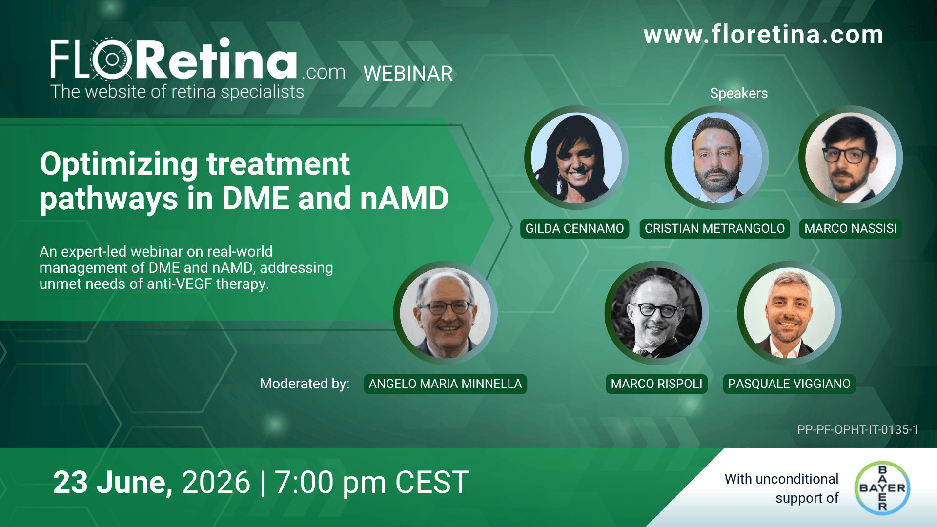 Optimizing treatment pathways in DME and nAMD
